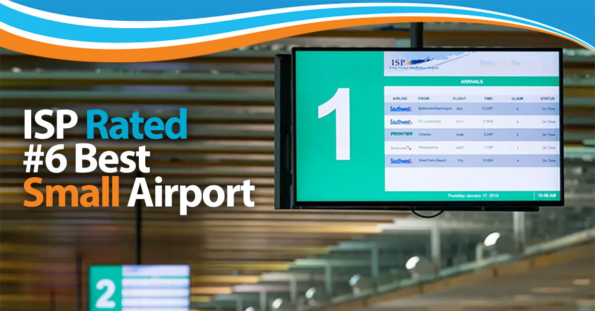 ISP Rated #6 Best Small Airport